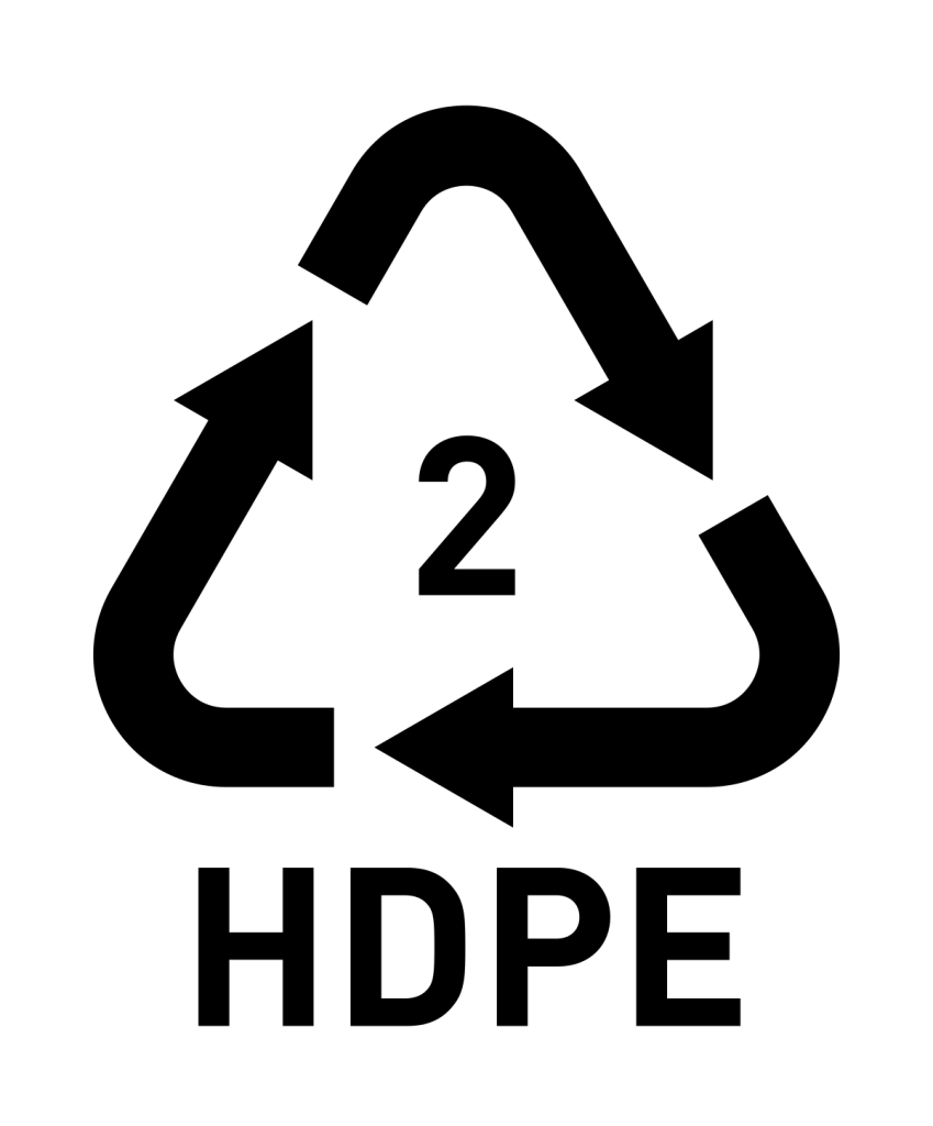 Symbol Resin Code 2 HDPE